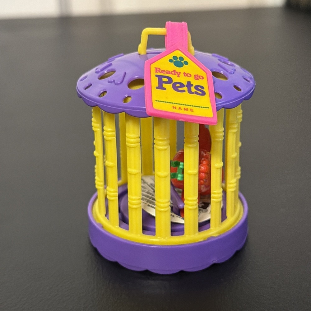 My Littlest Pet Shop Ready to Go Jolly Toucan Pretty Perch Kenner 1993